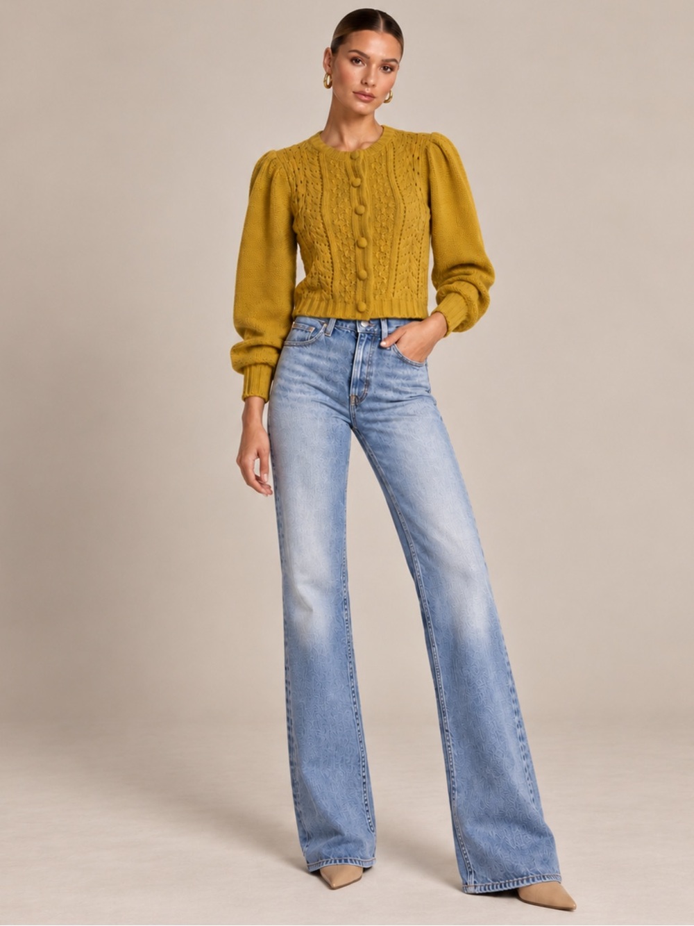 LOVESHACKFANCY Frankel Cardigan Sweater